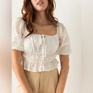 Drew Smocked Blouse